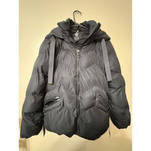 SAINT & SINNER Women's Small Black Quilted Puffer‎ Full Zip Jacket